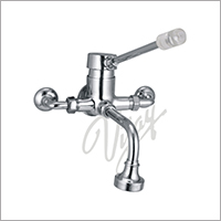 Cat No. 1042 
C.P. Elbow Action Single lever Wall Mixer with Euro Disc